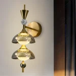 Dual Tier Glass Lamp - Image 2