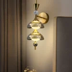 Dual Tier Glass Lamp