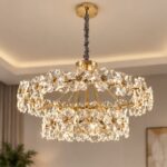 Floral Crystal Chandelier