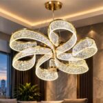 Modern Floral Chandelier