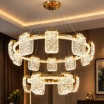 Double Circle Chandelier